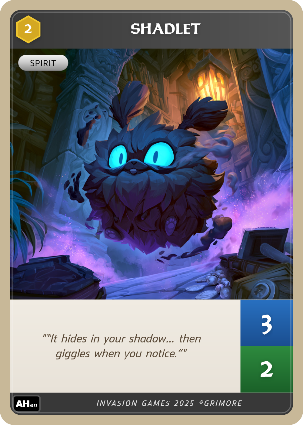 shadlet card