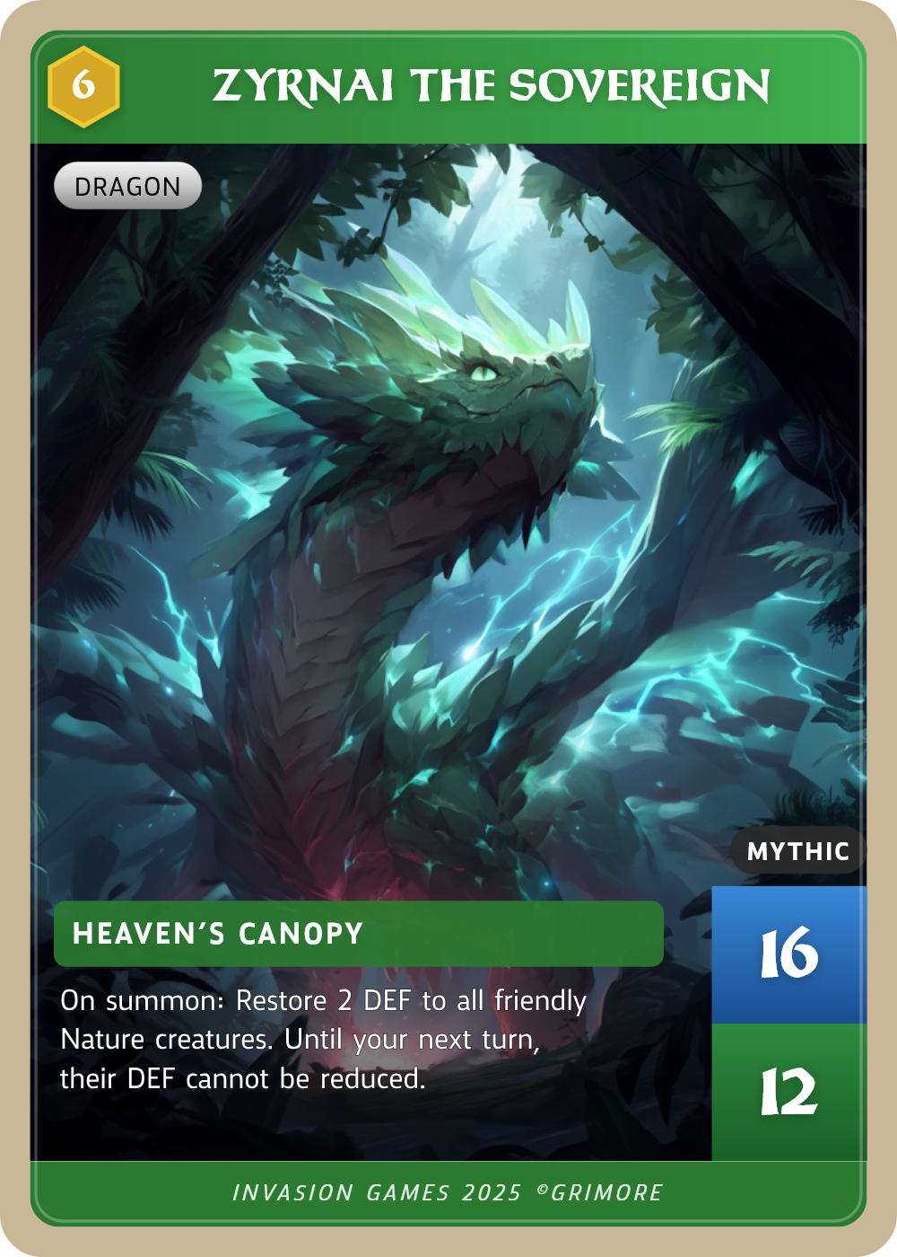 Zyrnai the Sovereign card